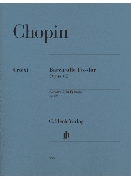 Barcarolle Fis-dur Opus 60